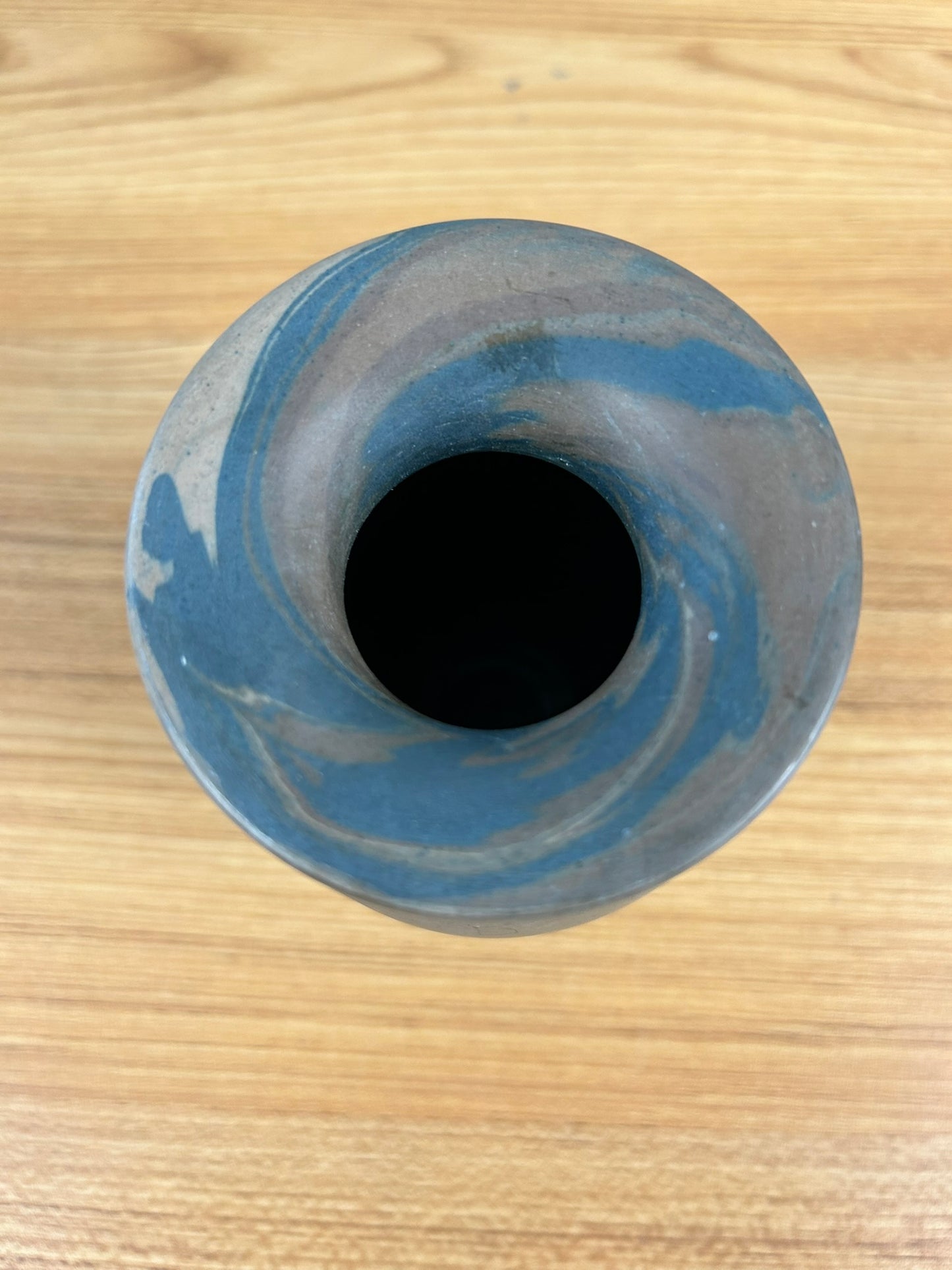 Niloak Mission Swirl 1910-24 Vintage Art Pottery Flared Rim 5" Vase