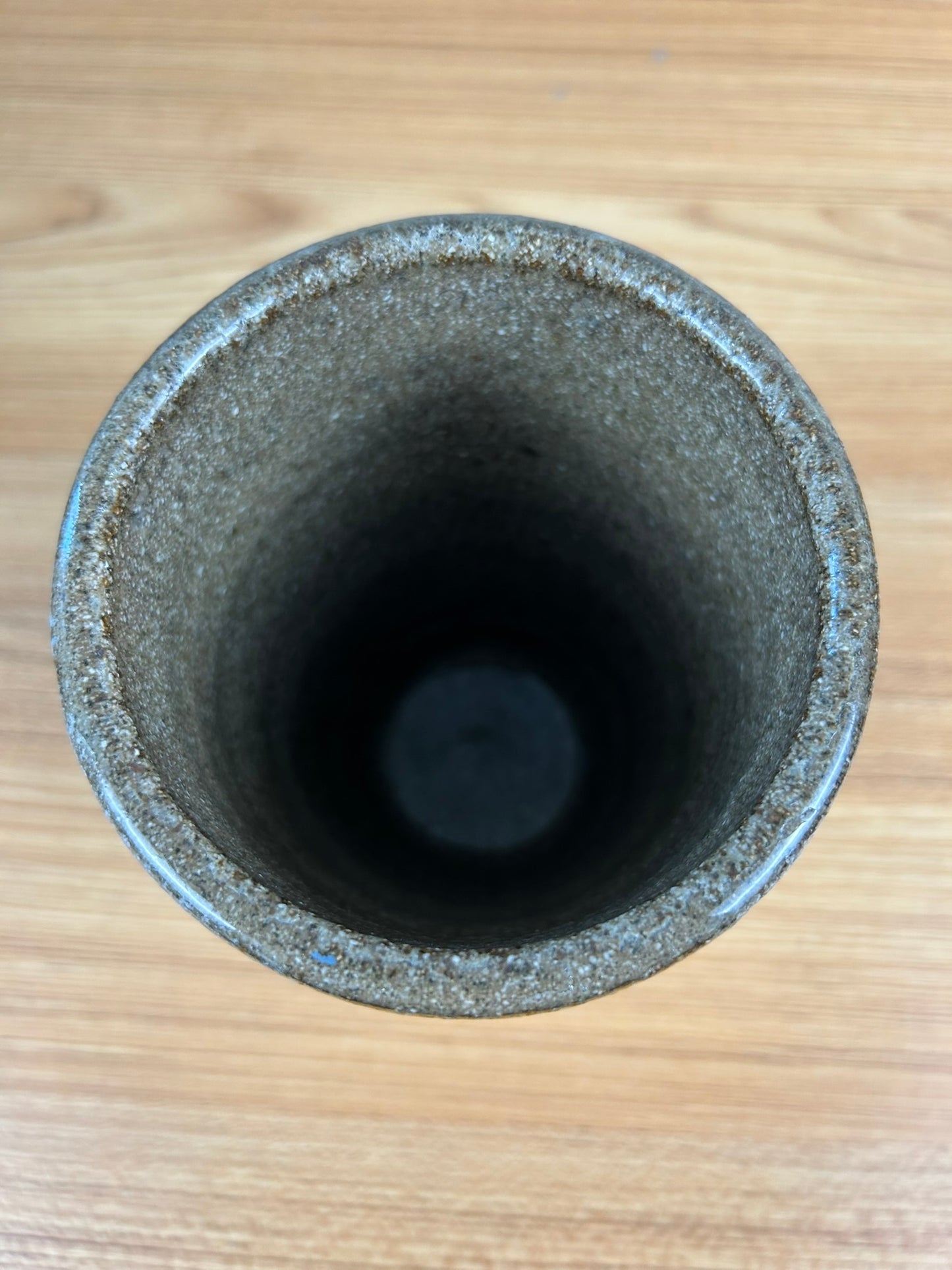 Margie Emerson Mid Century Art Pottery Brown Abstract Vase