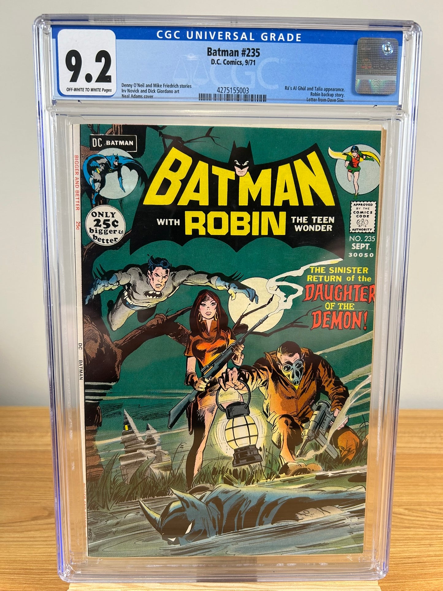 Batman #235 CGC 9.2 high grade from 1971! DC classic Neal Adams cover