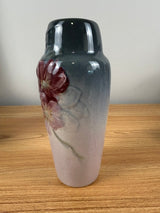 Weller Etna Art Pottery Yellow & Blue Gray Daffodils Ceramic Antique Vase