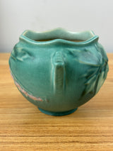 Roseville Pottery Bleeding Heart Green 1940 Art Pottery Jardiniere Planter 651-3