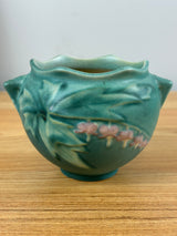 Roseville Pottery Bleeding Heart Green 1940 Art Pottery Jardiniere Planter 651-3