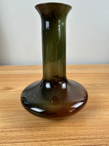 JB Owens Utopian Lightweight 1900s Standard Glaze Botanical Artist Signed Vase