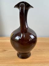 Weller Louwelsa 19200s Standard Glaze Floral Decorated Handled Ewer 601 Signed