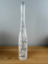 Sascha Brastoff California Mid Century Modern Tall Slender Floral Bottle Vase