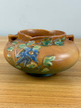 Roseville Pottery Columbine 655-3 Jardiniere Bowl Vase 6” Round Vintage