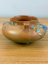 Roseville Pottery Columbine 655-3 Jardiniere Bowl Vase 6” Round Vintage