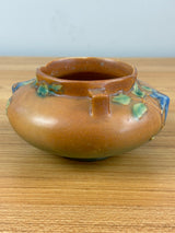 Roseville Pottery Columbine 655-3 Jardiniere Bowl Vase 6” Round Vintage