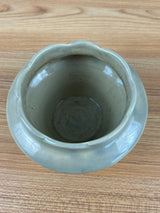 Roseville art pottery planter Mayfair pattern mottled gray 1109-4 Bowl Jardiniere