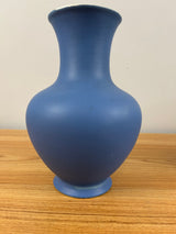 Coors Art Pottery Art Deco Matte Blue Ceramic Vase 1939 Colorado State 6 X 5