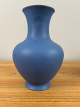 Coors Art Pottery Art Deco Matte Blue Ceramic Vase 1939 Colorado State 6 X 5