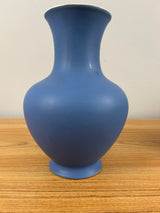 Coors Art Pottery Art Deco Matte Blue Ceramic Vase 1939 Colorado State 6 X 5
