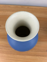 Coors Art Pottery Art Deco Matte Blue Ceramic Vase 1939 Colorado State 6 X 5