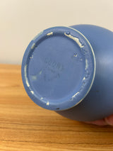 Coors Art Pottery Art Deco Matte Blue Ceramic Vase 1939 Colorado State 6 X 5