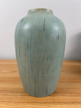 Brownie Ware Detroit Pewabic Style Blue Streak Arts And Crafts 8" Vase