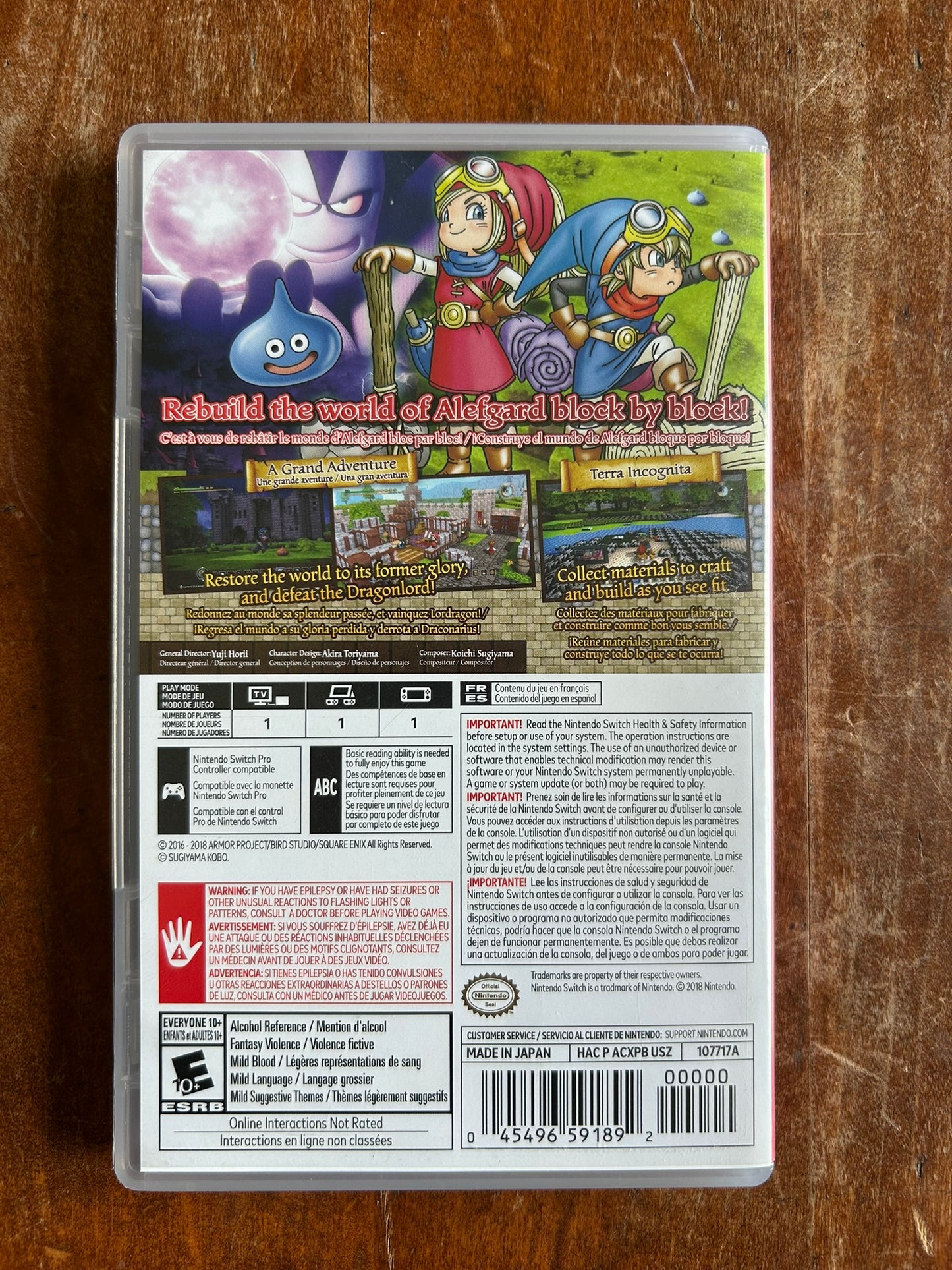 Dragon Quest Builders (Nintendo Switch, 2018)