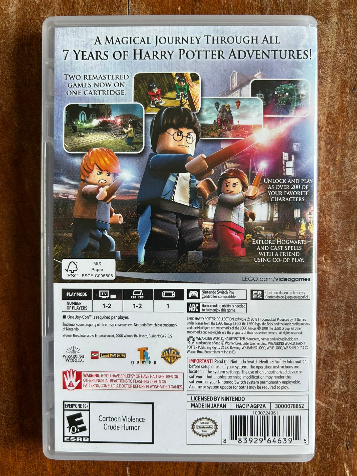 LEGO Harry Potter Collection - Nintendo Switch- Warner Brothers Games-