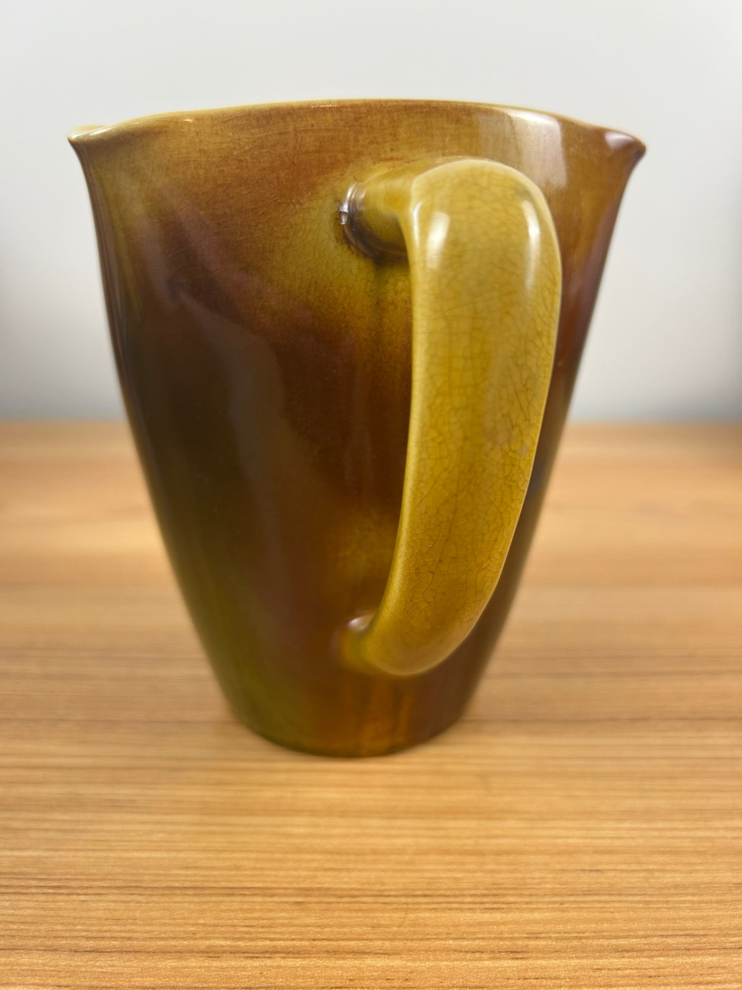 Rookwood 1890 Standard Glaze Pottery Pitcher 529 Man And Bird Art Wilcox