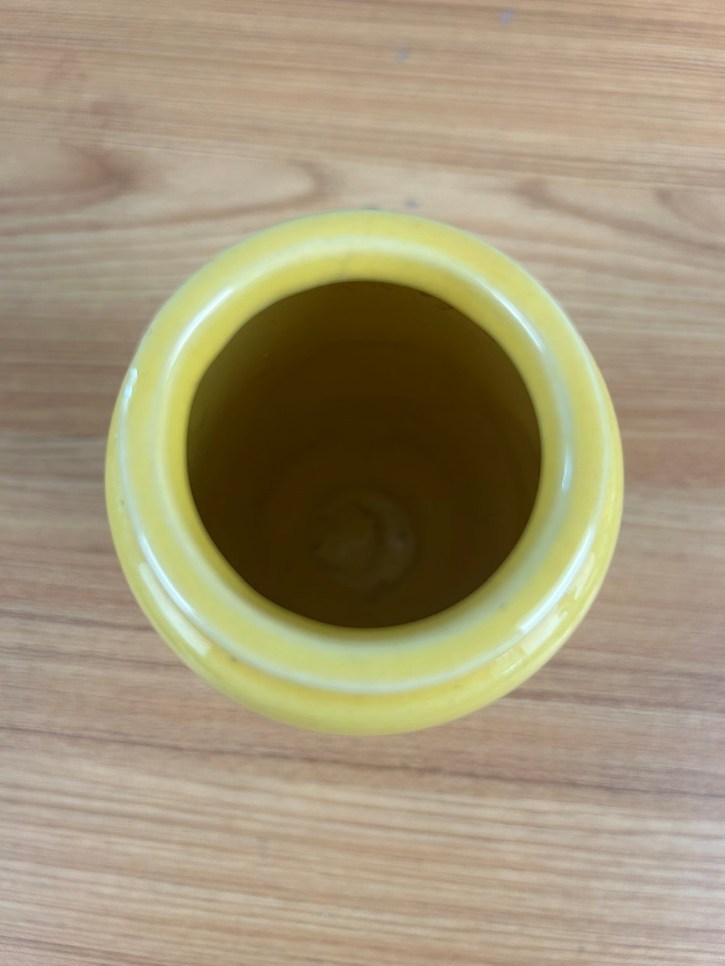 Roseville RoseCraft Yellow Slender Cabinet Vase 5.75 Inches Tall