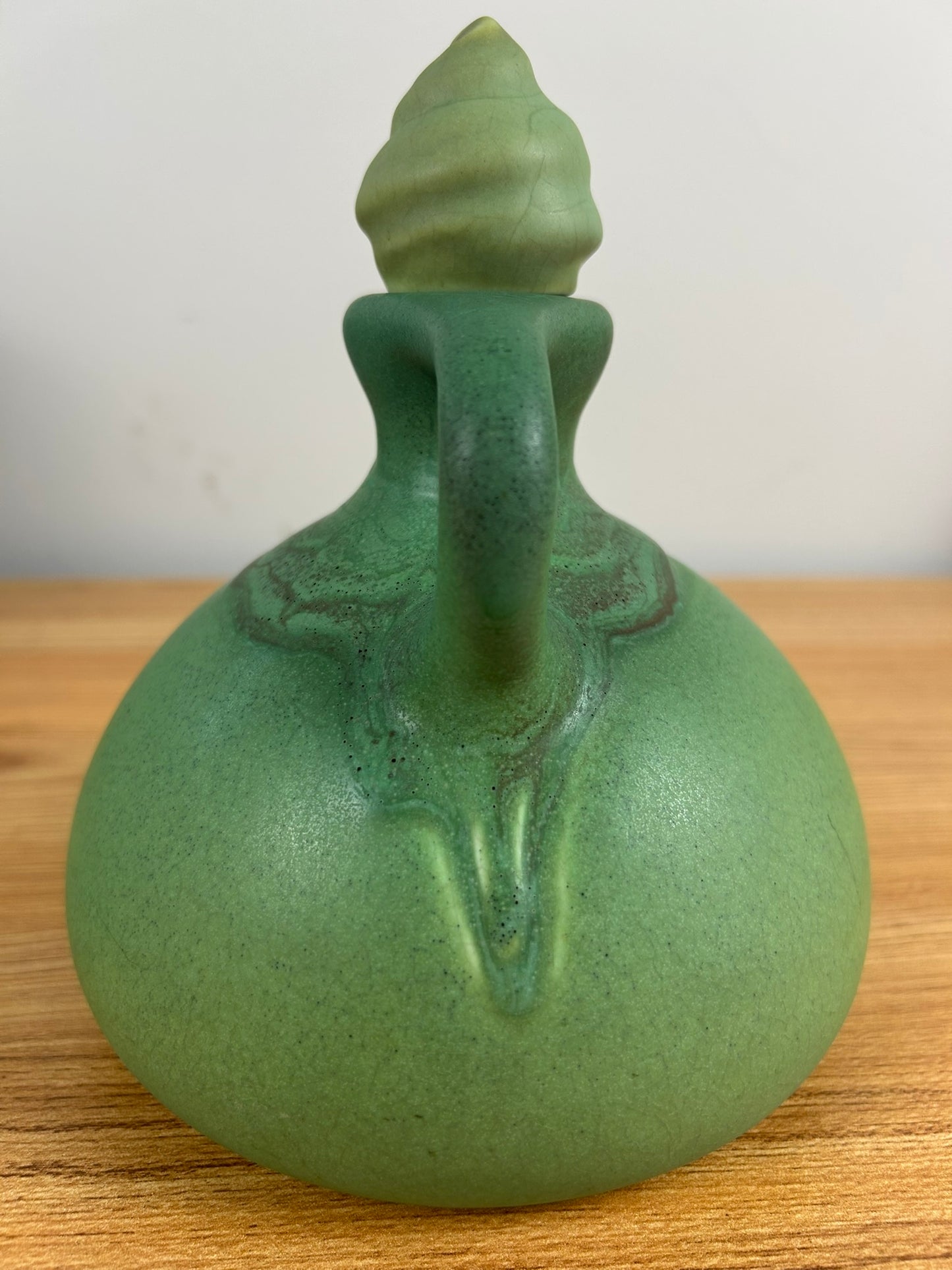 Rookwood Pottery Rose Fechheimer 1905 Matte Green Corn Jug 889C With Stopper