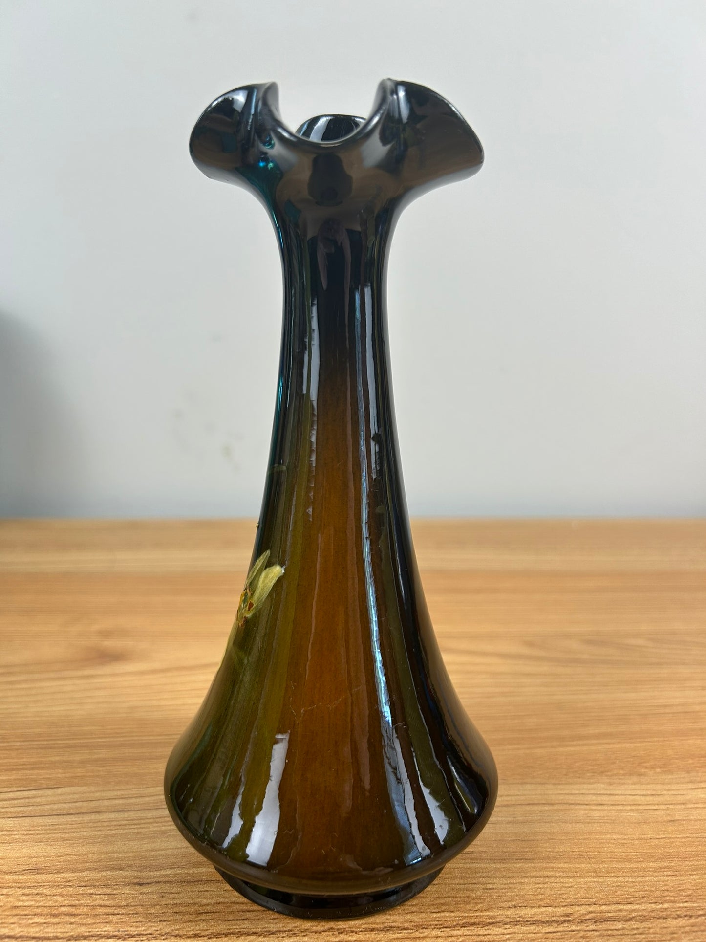 ROSEVILLE POTTERY ROZANE #857 EWER PITCHER Floral Standard Glaze