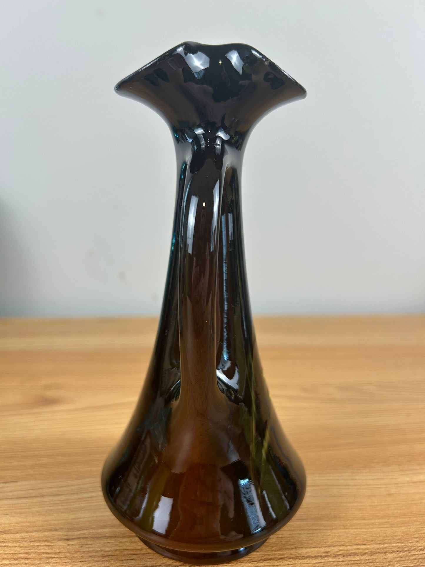 ROSEVILLE POTTERY ROZANE #857 EWER PITCHER Floral Standard Glaze