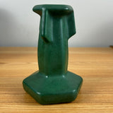 Weller Bedford 1910 Matte Green Arts And Crafts Pottery Hexagonal Candlestick