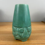 Rookwood 1940 Vintage Arts And Crafts Pottery Green Butterfly Ceramic Vase 2072