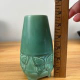 Rookwood 1940 Vintage Arts And Crafts Pottery Green Butterfly Ceramic Vase 2072