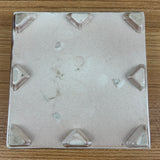 Rookwood 1950 Art Pottery Brown Blue Grape Motif Decorated Tile Trivel