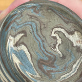 Niloak Art Pottery 1920s Brown Blue Mission Swirl Arts And Crafts Vase 4.5" Tall