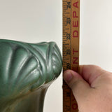 Weller Art Pottery 1910 Arts And Crafts Matte Green Floral Buds 22" Umbrella Stand