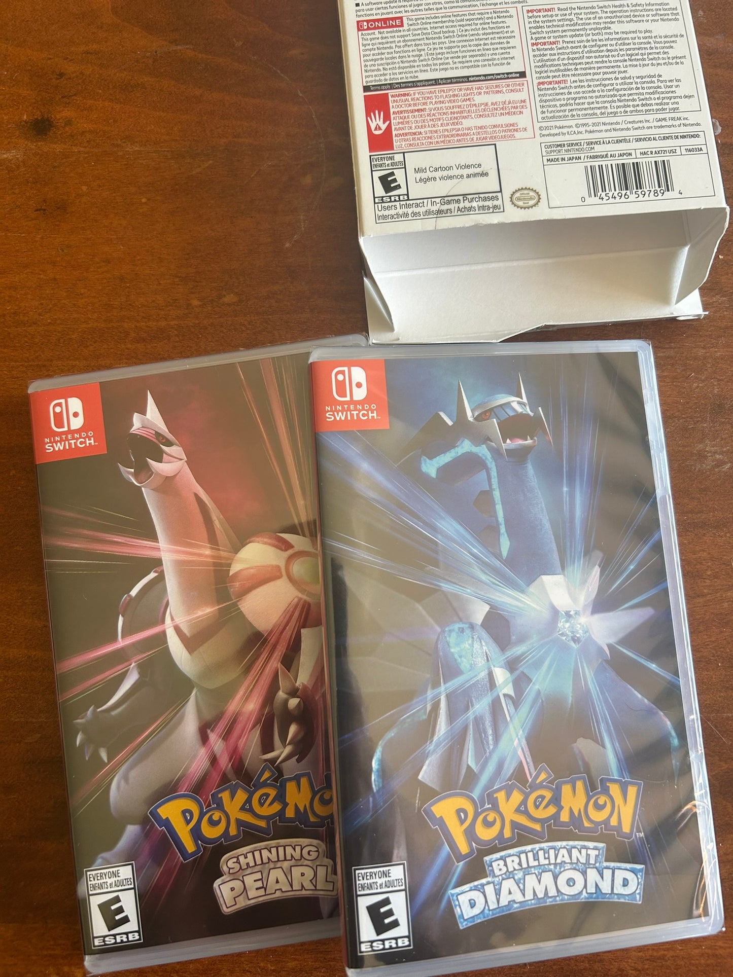 Pokemon Brilliant Diamond & Pokemon Shining Pearl Double Pack - Nintendo Switch