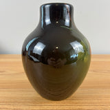 Weller Louwelsa Early 1900s Brown Standard Glaze Floral Experimental Test Vase