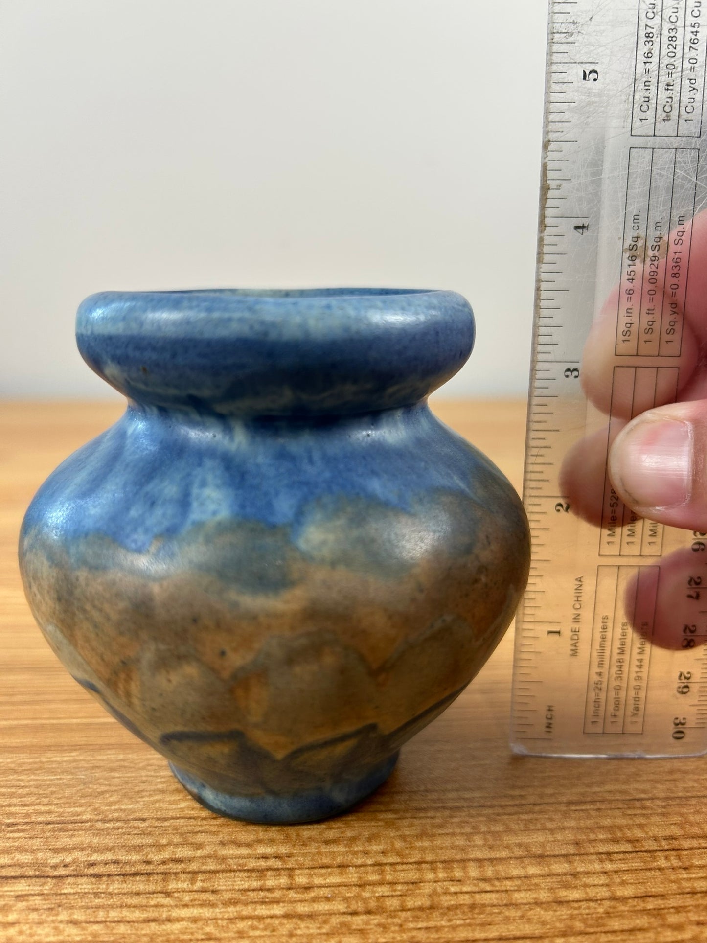Peters and Reed Art Pottery Matte Glaze Landsun #35 Cabinet Vase