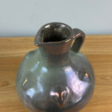 Delft JT&L Joost Thooft Labouchere Art Pottery Iridescent Luster Handled Jug With Prunts