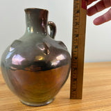 Delft JT&L Joost Thooft Labouchere Art Pottery Iridescent Luster Handled Jug With Prunts