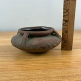 Peters And Reed Art Pottery Brown Green Moss Aztec Arts And Crafts Hanging Planter