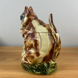 McCoy 1960-1961 Mid Century Modern Art Pottery Chipmunk Cookie Jar USA