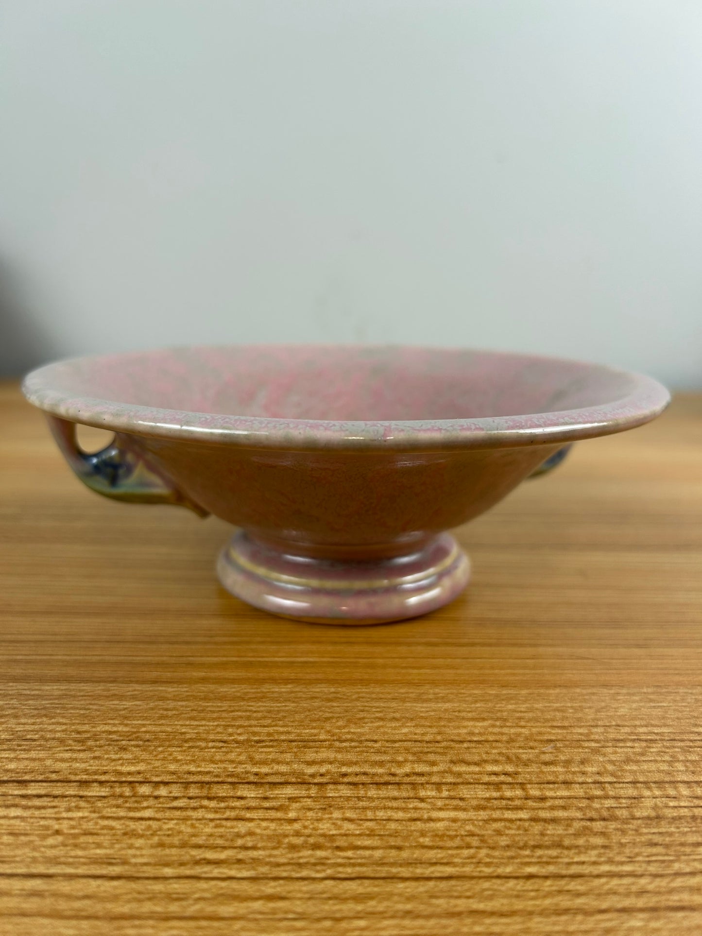 Roseville Tuscany Pink 1927 Vintage Art Deco Pottery Ceramic Bowl 171-6