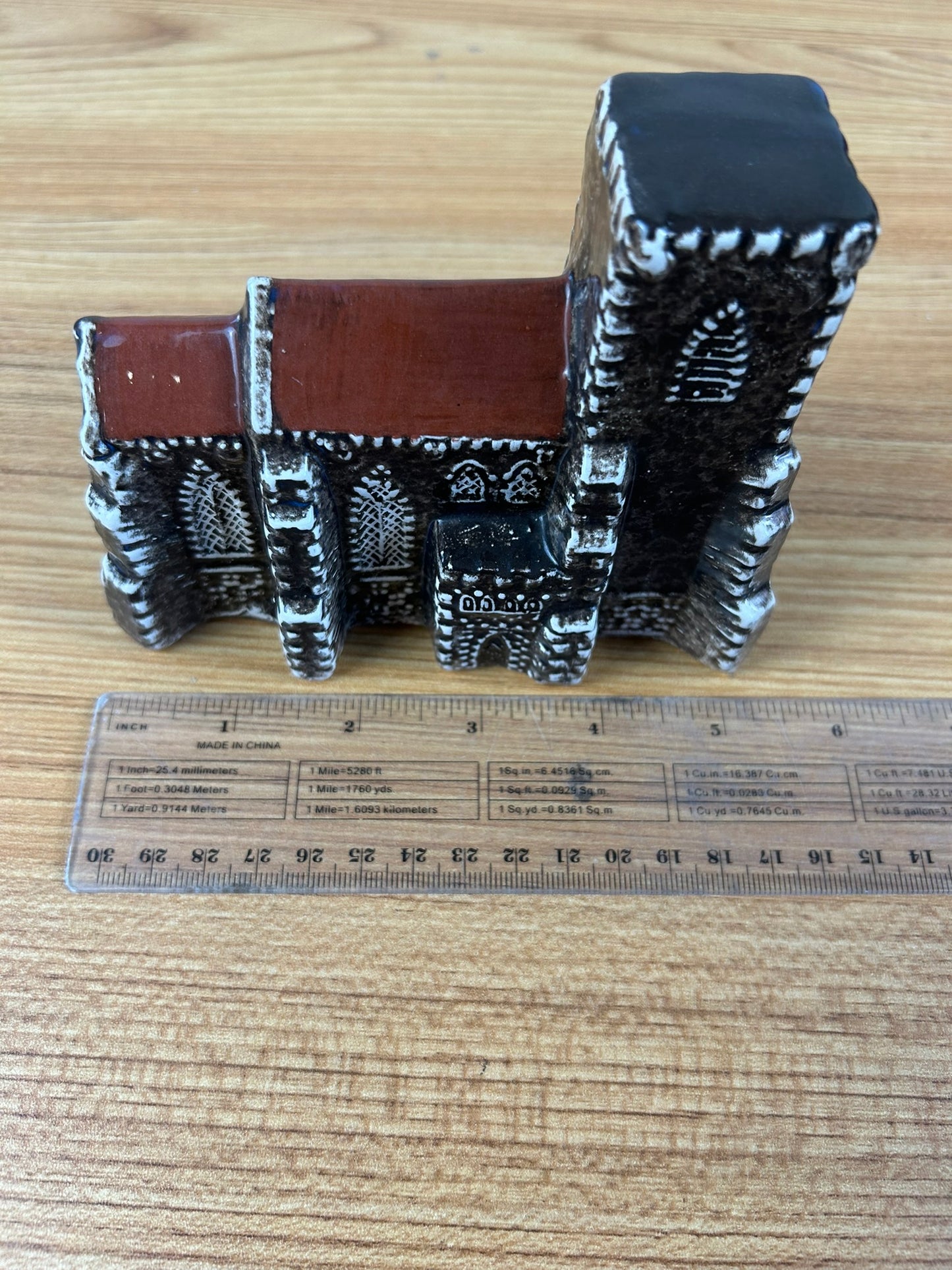 Mudlen End Studio Felsham Church c1970s | collectible village series | Made in Suffolk