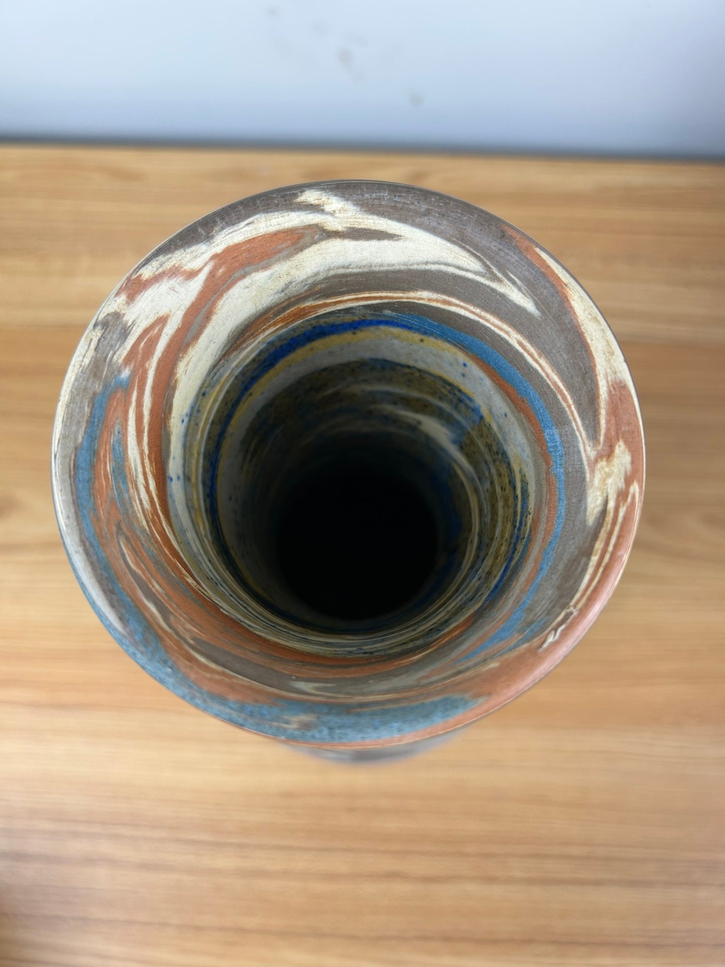 Niloak Mission Swirl 1910-24 Vintage Art Pottery Flared Rim 10" Vase