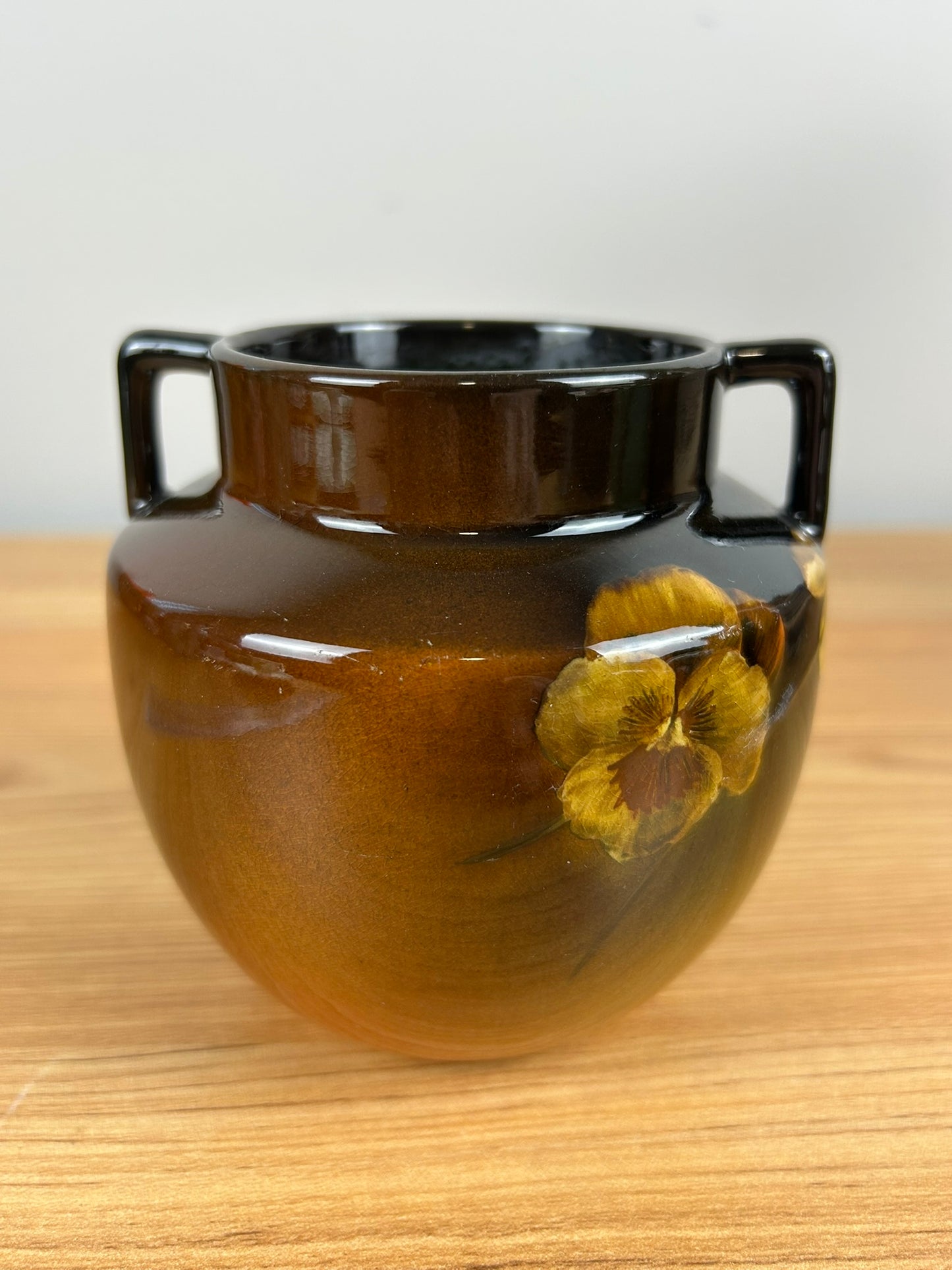 Rookwood 1893 Art Pottery 459e Standard Glaze Floral Vase Signed Lincoln LNL