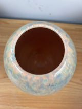 Royal Haeger Hickman Early Mauve Agate 7.5" x 5.5" Ball Vase Gorgeous Glazes