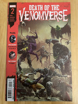 DEATH OF THE VENOMVERSE #2 MARVEL COMICS 2023 1ST APP OF KID VENOM MAIN COVER