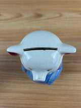 Royal Copely Art Pottery 6" Ceramic Pink Figural Pig Piggy Bank Small Chip