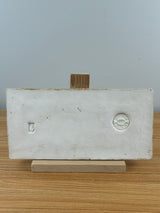 Pewabic Pottery Detroit 12X6" Grapes And Grape Leaves , White Tile 1997