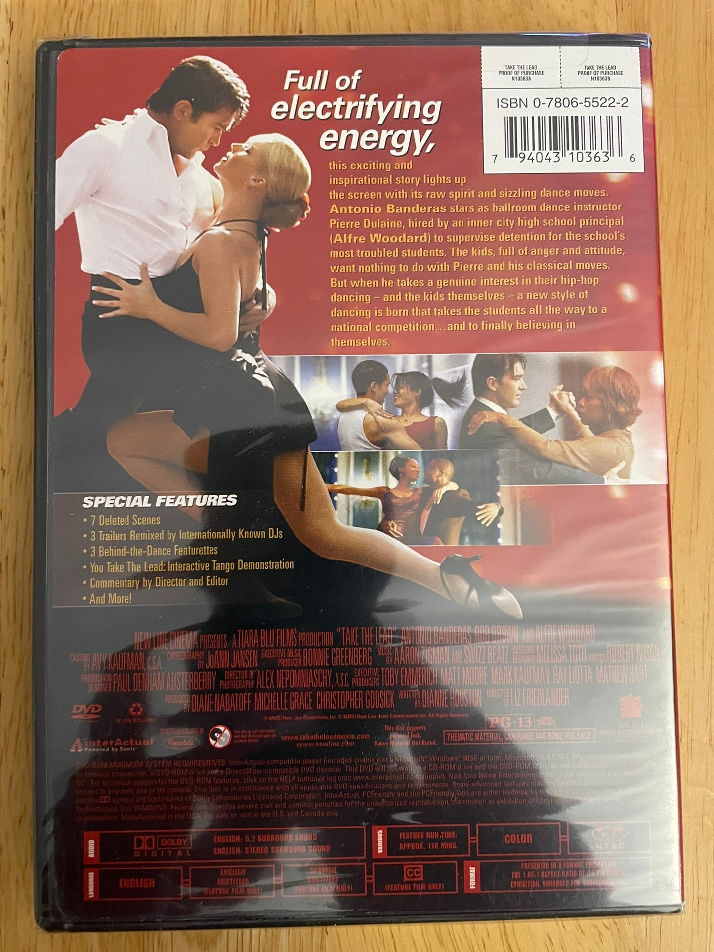 Take the Lead NEW/SEALED Antonio Banderas, Dance Movie DVD