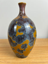 “Manka” John Mankameyer 1933-2015 Vase 1996 C-2 Orange Crystalline Glaze 7"