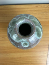 “Manka” John Mankameyer 1933-2015 Vase 2008 JNY-4 Green Crystalline Glaze 8.5"